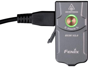 Турестический фонарь Fenix E03R V 2.0 серый купить,NaN