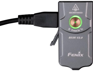 Турестический фонарь Fenix E03R V 2.0 серый купить,NaN