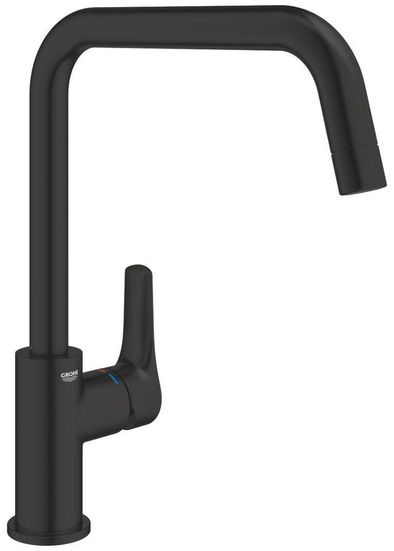 Смеситель для кухни Grohe 305672430, латунь, цвет черный купить,NaN