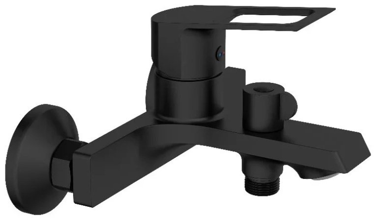 Смеситель для ванны VODA Surf SF54B, латунь, цвет черный купить,NaN