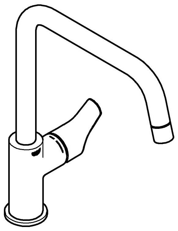 Смеситель для кухни (мойки) Grohe Eurosmart 30567000, однозахватный - ForteMarket Смеситель для кухни (мойки) Grohe Eurosmart 30567000, однозахватный купить,119100