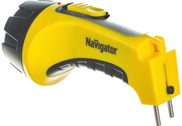 Турестический фонарь Navigator NPT-CP04-ACCU ручной желтый