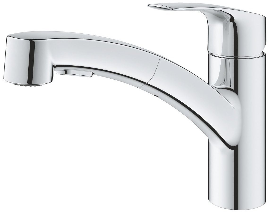 Смеситель для кухни Grohe Eurosmart, латунь, цвет серебристый купить,NaN