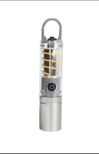 Турестический фонарь JX-838-B кемпинговый серебристый