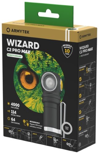 Турестический фонарь Armytek F06701C налобный черный
