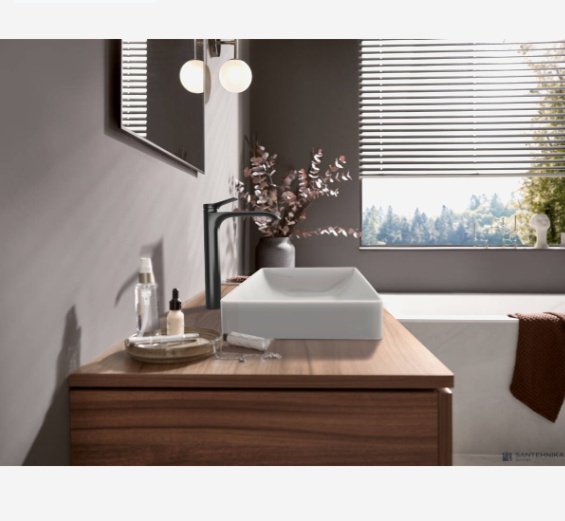 Смеситель Hansgrohe Vivenis CoolStart 75045340, латунь, цвет черный купить,NaN