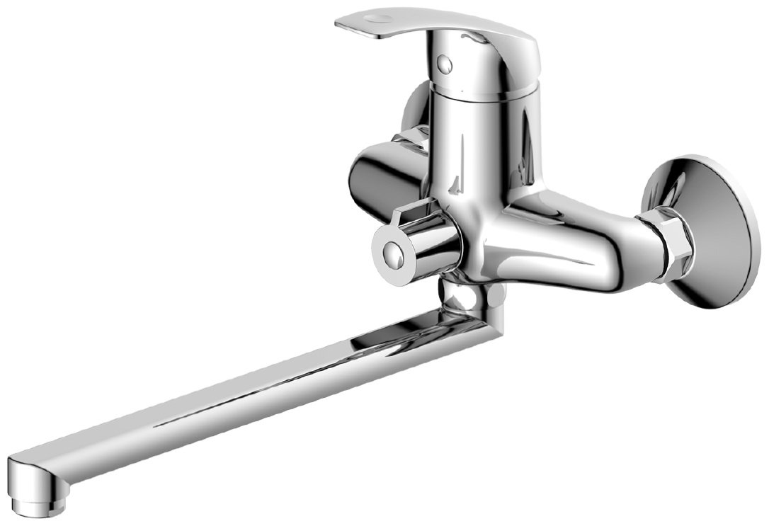 Смеситель для ванны DecoRoom DR71043, латунь, цвет хром купить,35910