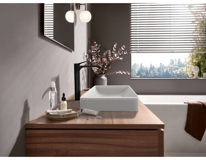 Смеситель для раковины (умывальника) Hansgrohe 75040670, однозахватный купить,NaN