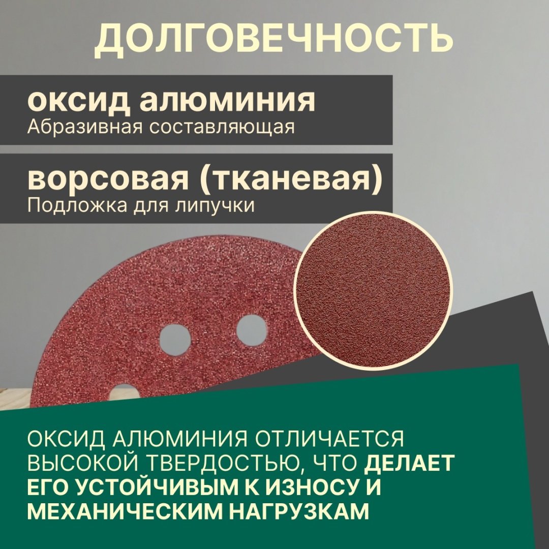 Шлифовальный круг Волат 80010-320 125 мм 10 шт