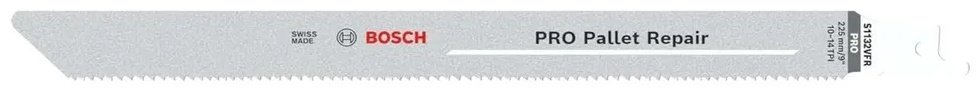 Bosch Пилки сабельны PRO Pallet Repair S1132VFR Blade, 0.9x19x225 mm ВОSСН (5) / артикул: 2608659006 225 мм 5 шт