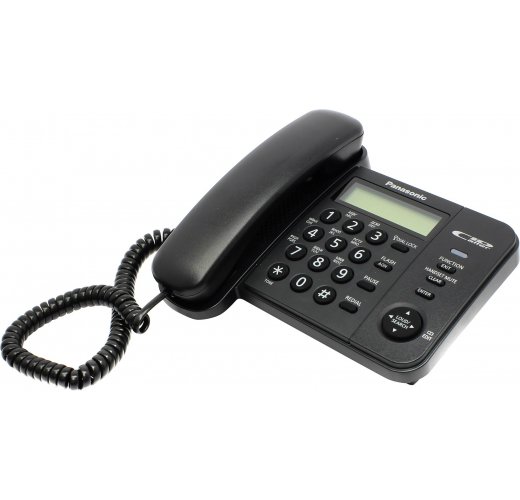 Проводной телефон Panasonic KX-TS2356 Rub черный