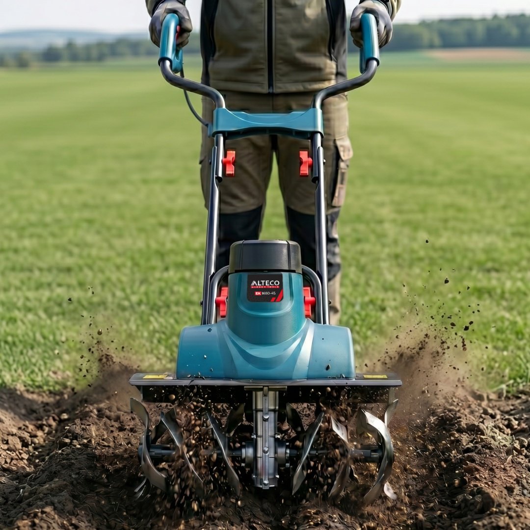 Культиватор электрический ALTECO 1650-45, 1.65 кВт, Глубина обработки:22 см