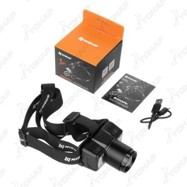 Турестический фонарь NISUS N-FN-HL25 черный купить,NaN