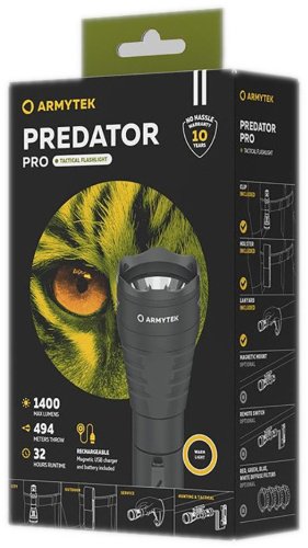 Турестический фонарь Armytek F07301W черный купить,NaN