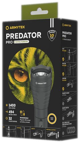 Турестический фонарь Armytek F07301W черный купить,NaN