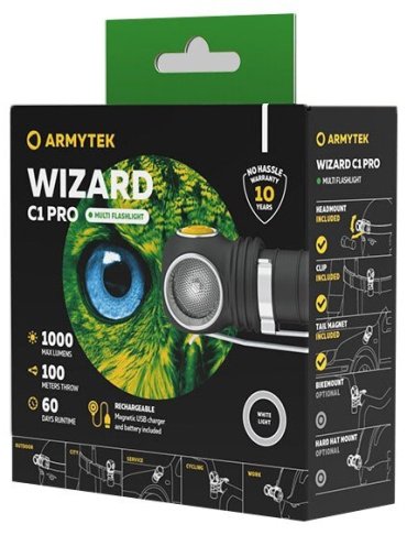 Турестический фонарь Armytek F09001C черный
