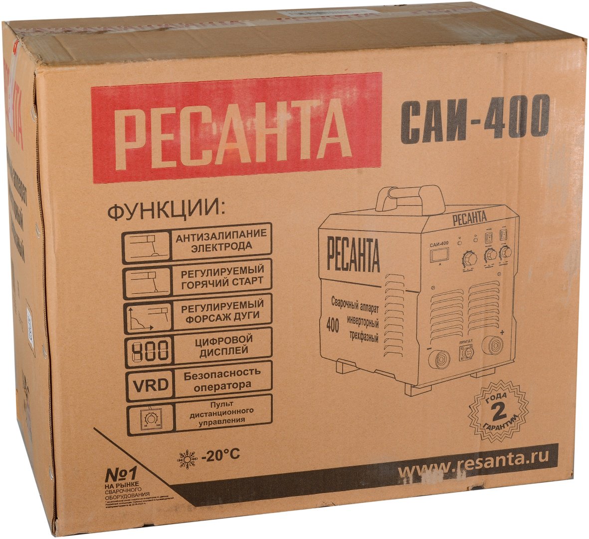 Сварочный инвертор САИ 400 Ресанта 65/112 (MMA) - ForteMarket Сварочный инвертор САИ 400 Ресанта 65/112 (MMA) купить,231690