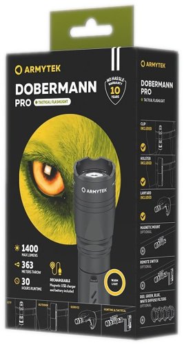 Турестический фонарь Armytek F07501W черный