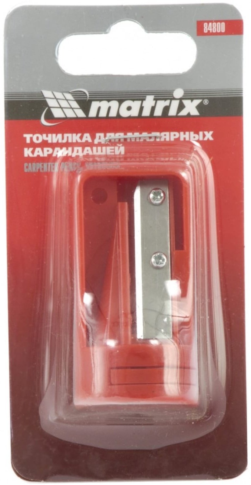 Точилка механическая MATRIX 84800, 1 шт, красный