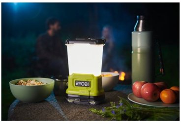 Турестический фонарь RYOBI RLL18-0 5133005386 кемпинговый зеленый