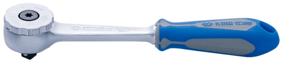Трещотка реверсивная KING TONY 2759-55G 1/4, 144 мм