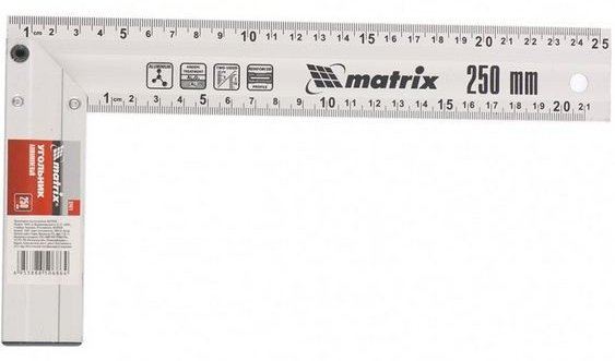 Matrix угольник 250 мм (32471) купить,NaN