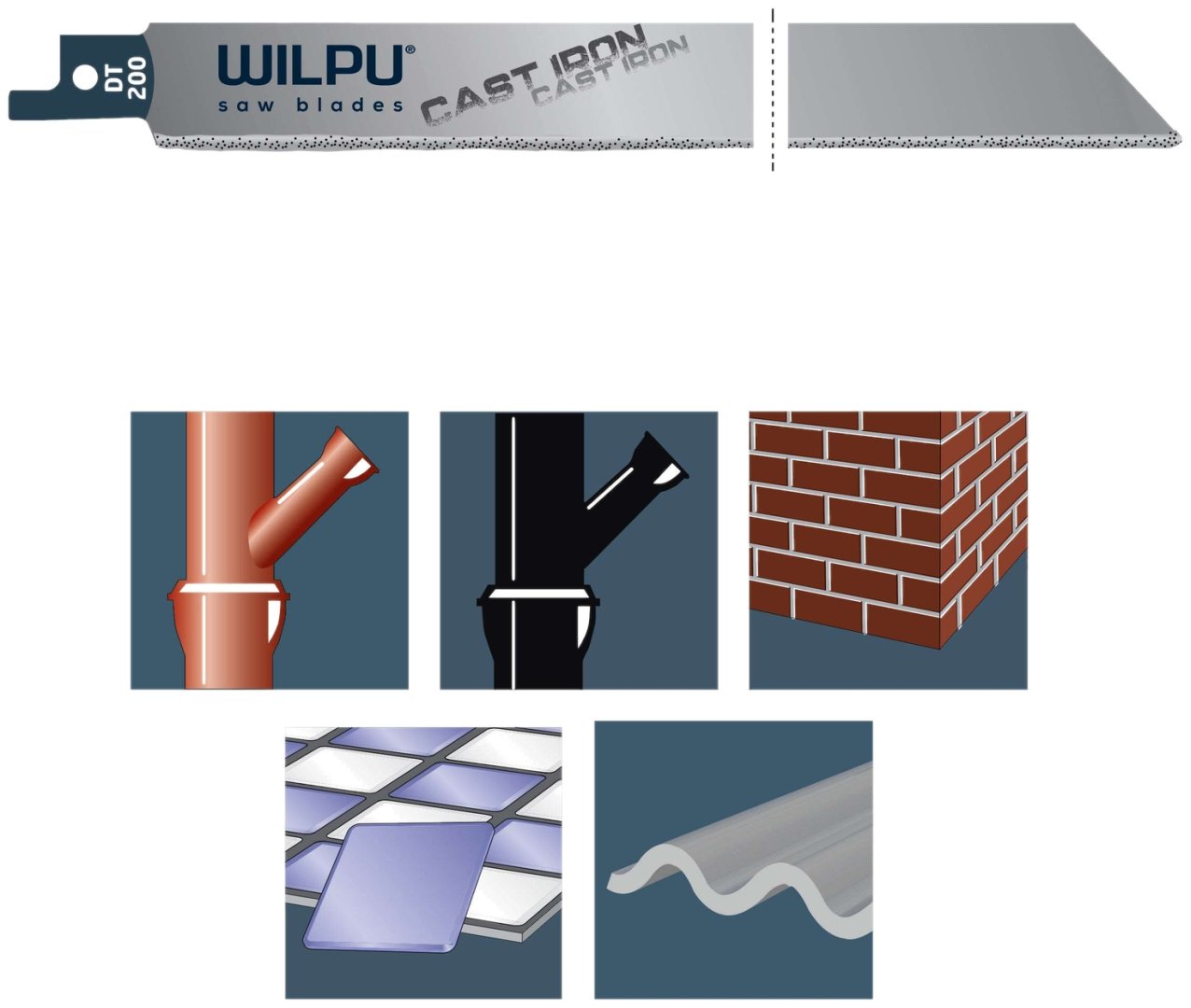 Пильное полотно WILPU 180 мм, 1 шт. арт. 1692000001