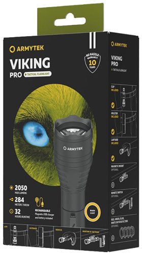 Турестический фонарь Armytek F07701W черный купить,NaN