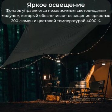 Турестический фонарь Xiaomi Nextool RGB Milky Way Lamp NE20247-RGB кемпинговый хаки