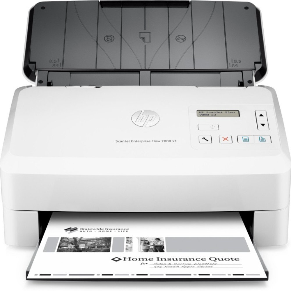Сканер HP ScanJet Enterprise Flow 7000 s3  L2757A белый купить,NaN