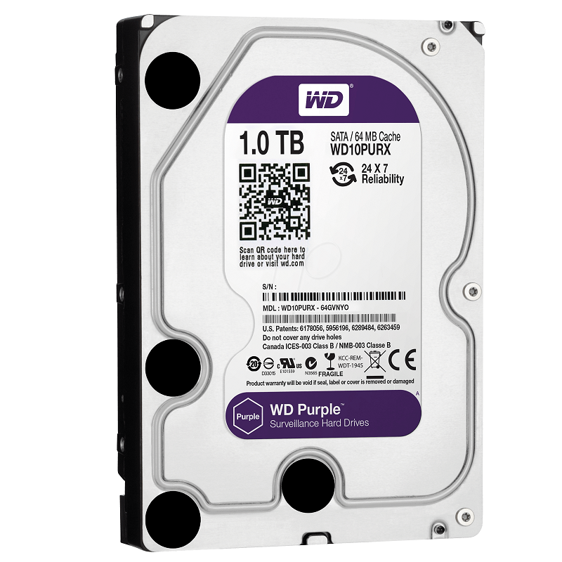 Жесткий диск HDD Western Digital WD10PURZ 1Tb купить,0