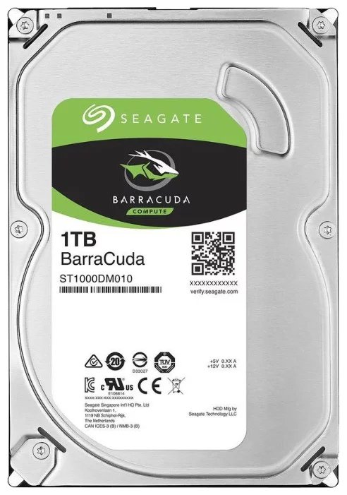 Жесткий диск HDD Seagate Barracuda ST1000DM010 1Tb