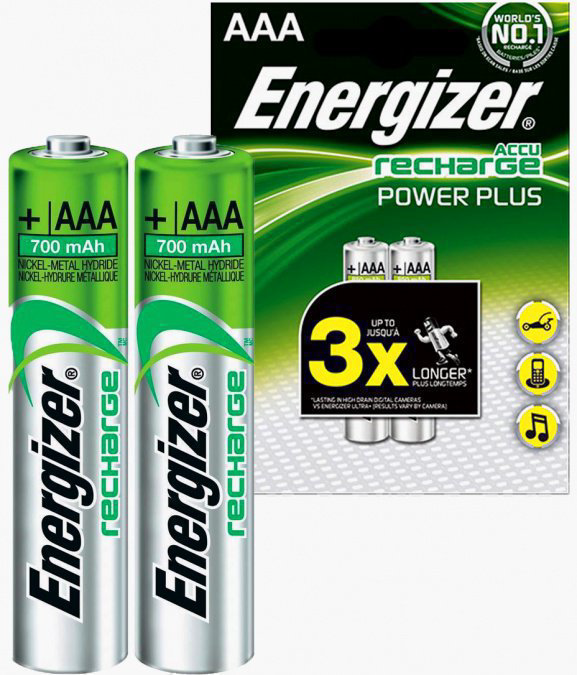Аккумуляторы Energizer NiMH AAA 700mAh 2 шт  купить,NaN
