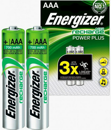 Аккумуляторы Energizer NiMH AAA 700mAh 2 шт 