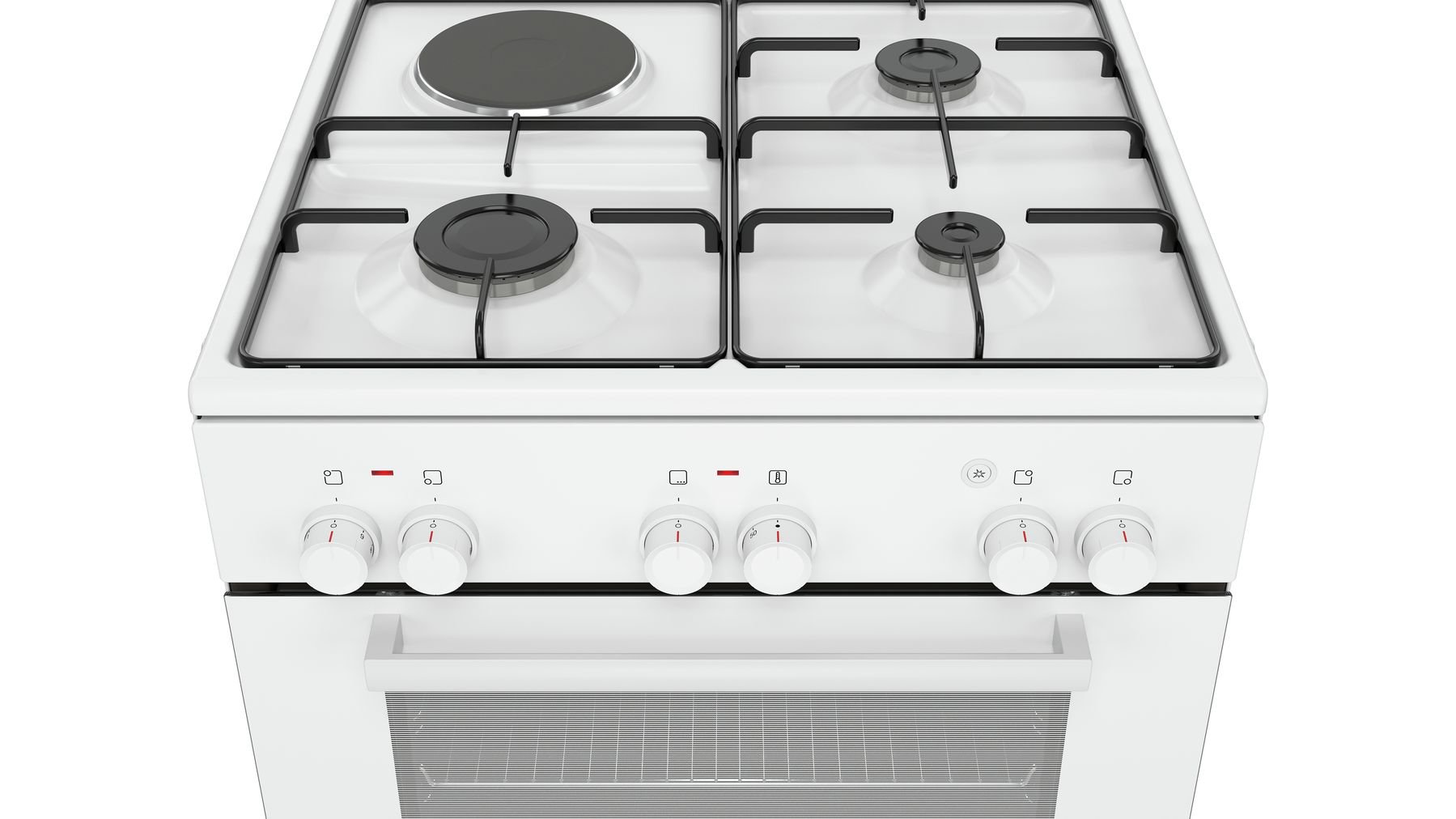 Комбинированная плита Bosch HXA060F20Q белая купить,0