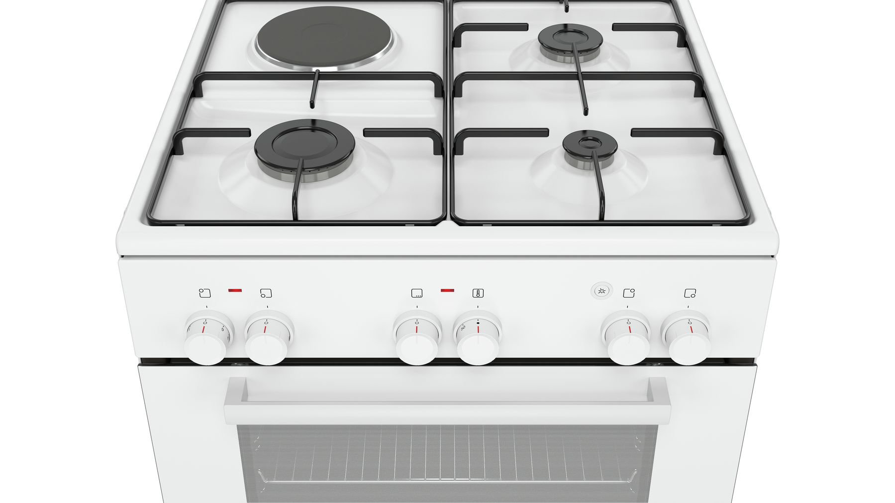 Комбинированная плита Bosch HXA060F20Q белая купить,NaN
