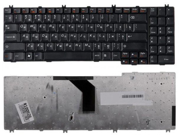 Клавиатура для ноутбука Lenovo IdeaPad G550 черная