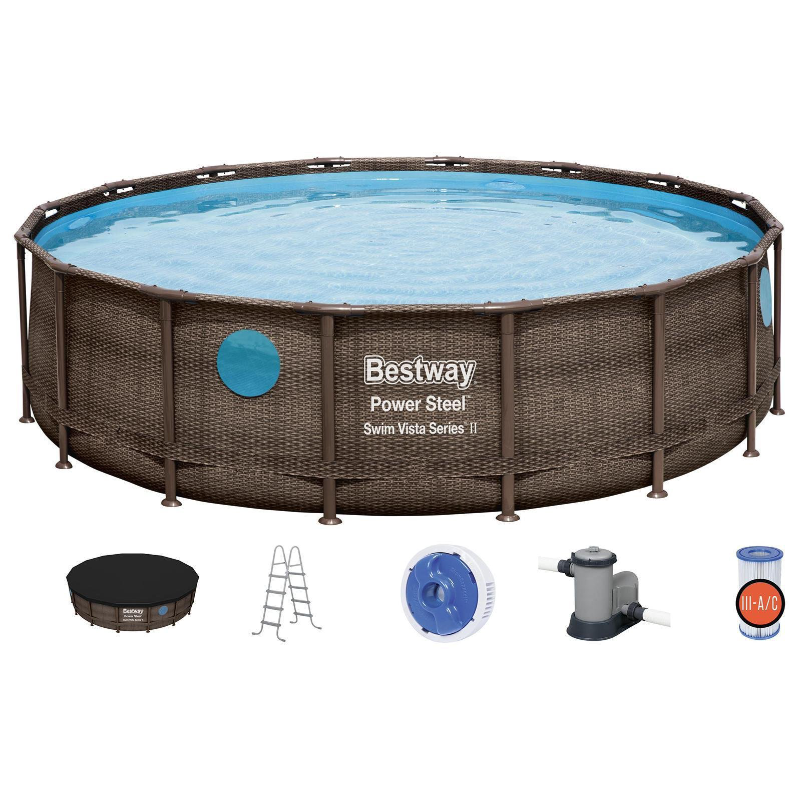 Бассейн каркасный Bestway Power Steel 56725  купить,NaN
