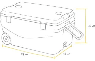 Арктика 2000-80 80 л темно-синий