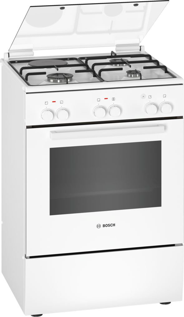 Комбинированная плита Bosch HXA060F20Q белая купить,NaN