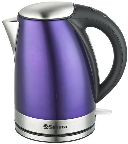Электрочайник Sakura SA-2118P 1.7 л фиолетовый купить,NaN