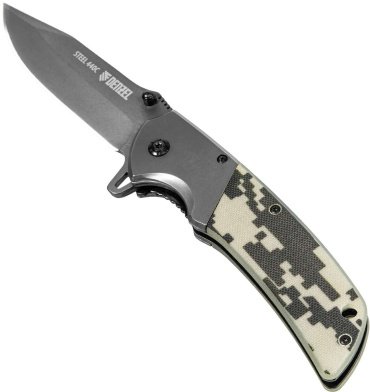 Нож DENZEL 79207 серый