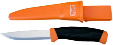 Нож BAHCO 2444 оранжевый, черный