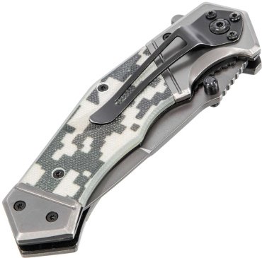 Нож DENZEL 79209 серый