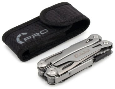 Нож Мультитул Следопыт-Pro 14 предметов PF-MT-27 серебристый