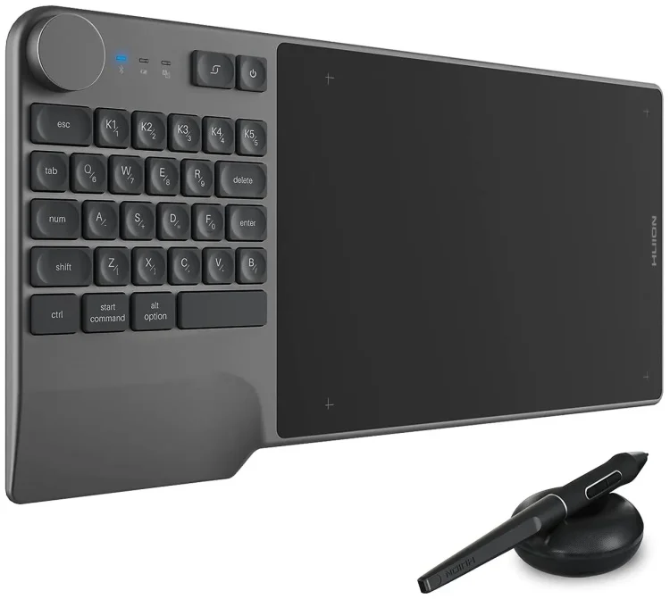 Графический планшет Huion KD200 Black - ForteMarket Графический планшет Huion KD200 Black купить,0