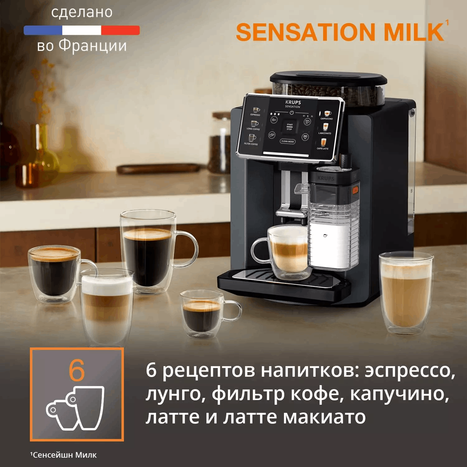 Кофемашина KRUPS EA 912B10