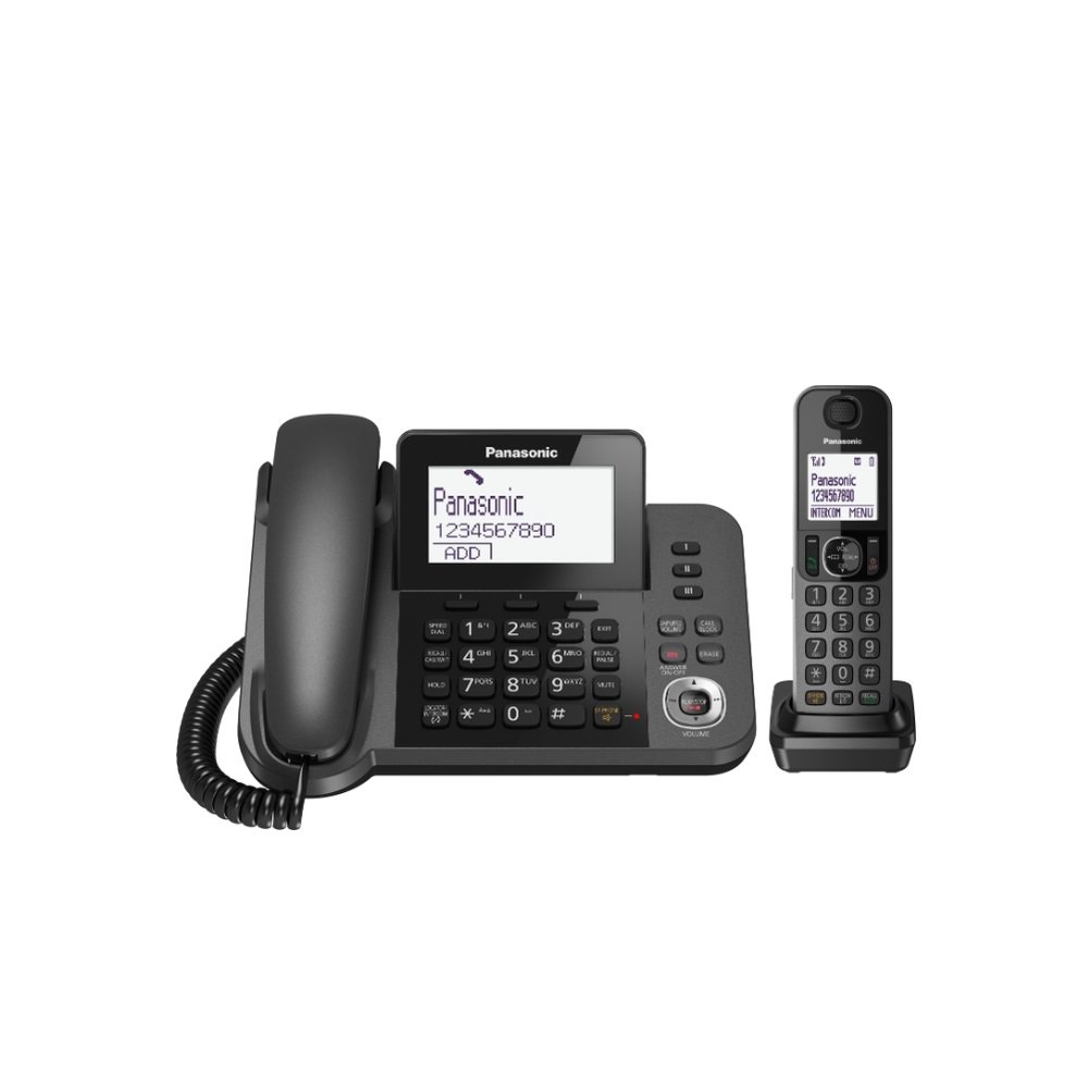 Радиотелефон Panasonic KX-TGF320 RUM черный