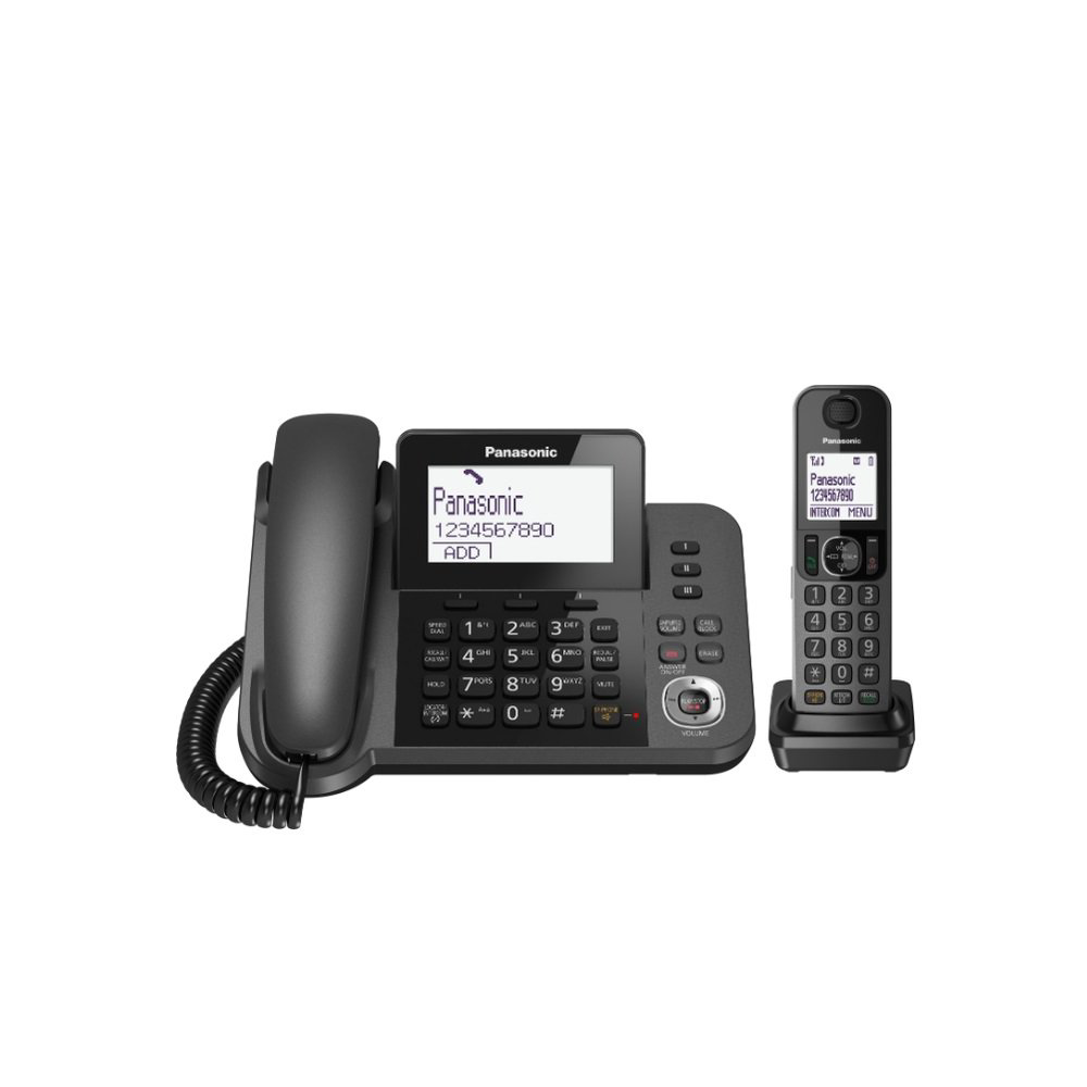Радиотелефон Panasonic KX-TGF320 RUM черный купить,72402