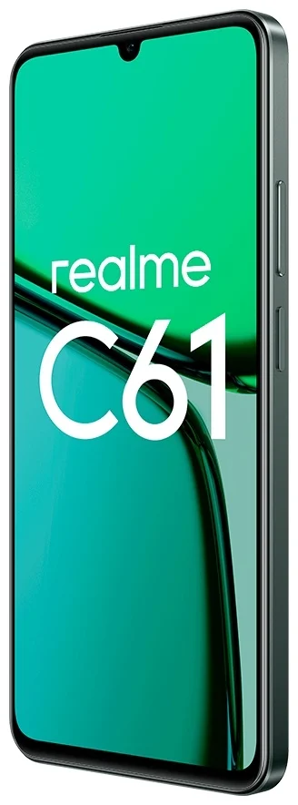 Смартфон Realme C61 8/256Gb Dark Green + Внешний аккумулятор Astero 10 PD 10000мАч Black + Наушники Buds 6 Play Black купить,0